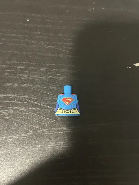 LEGO Custom Torso Blue Printed Supergirl UV printed