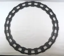 Lego Duplo Train Track Lot of 12 Gray Curved Pieces 6378 ~ Makes Full Circle