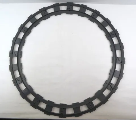 Lego Duplo Train Track Lot of 12 Gray Curved Pieces 6378 ~ Makes Full Circle