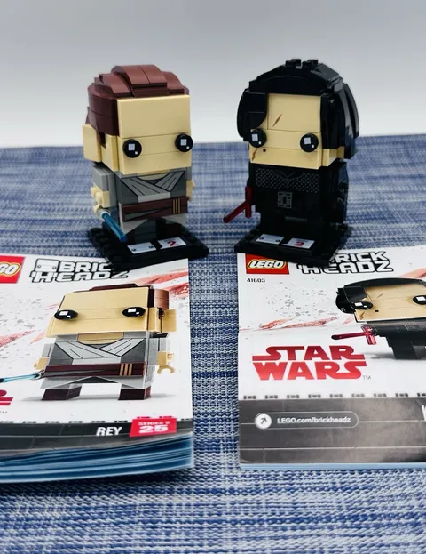 Lego Star Wars Brickheadz Sith Trooper and Kylo Ren (75232) Complete w/Manual