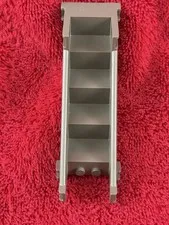 LEGO 4784 Dark Gray Stairs 4 x 7 x 9 1/3 Straight Enclosed Qty 1