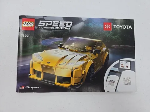 LEGO Instructions Only Toyota GR Supra 76901 Speed Champions 2021 Booklet