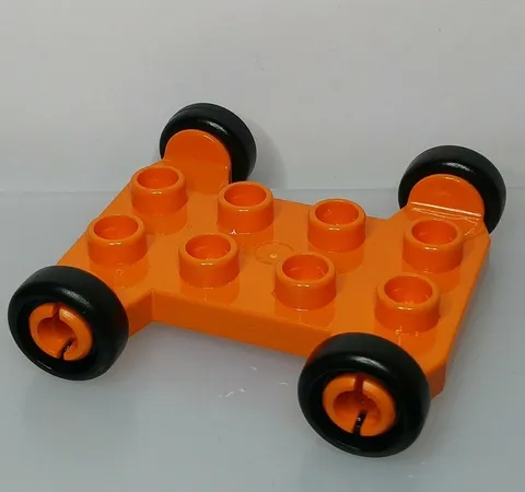 Lego Duplo Bob the Builder Dizzy Cement Mixer Orange Base Brick Block