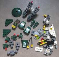 2007 Lego Exo-Force 8100 CYCLONE DEFENDER with Blaster, Shield Replacement Parts