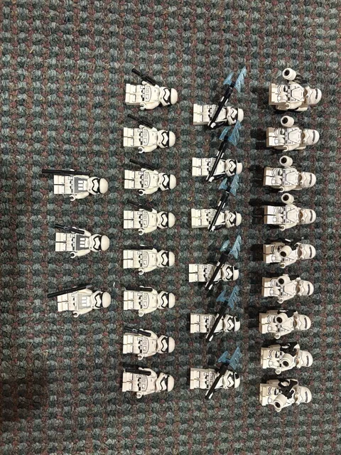 LEGO Star Wars First Order Stormtrooper Army Lot 26 Minifigures + Weapons