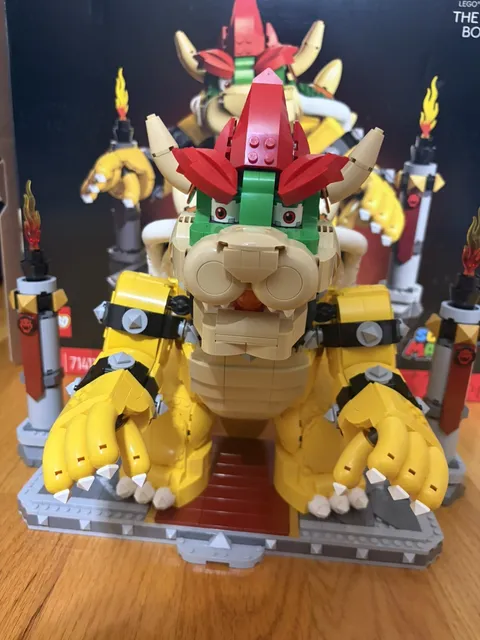 LEGO Super Mario 71411 The Mighty Bowser Expansion Set 2807pcs Display Stand