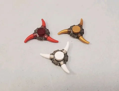 LEGO Ninjago Minifigure Weapon Accessory Aeroblade Rings Lot Of 3 Red Gold White