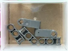 LEGO Parts - Dark Bluish Gray Technic, Axle Perpendicular 3L - No 42003 - QTY 5