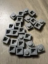 LEGO 3024 1x1 Dark Bluish Gray Plates Mosaic Parts x26