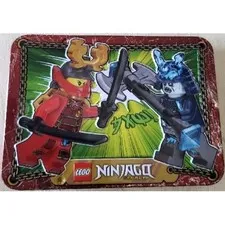 Lego Ninjago Legacy Samurai X (Nya) vs. Grimfax metal box L0002215