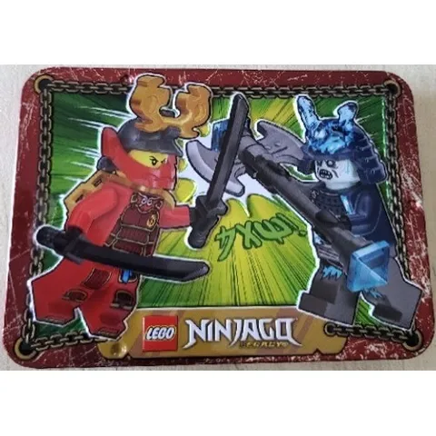 Lego Ninjago Legacy Samurai X (Nya) vs. Grimfax metal box L0002215