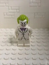LEGO DC Batman Superheroes Villain - Original - White Suit Joker Minifig