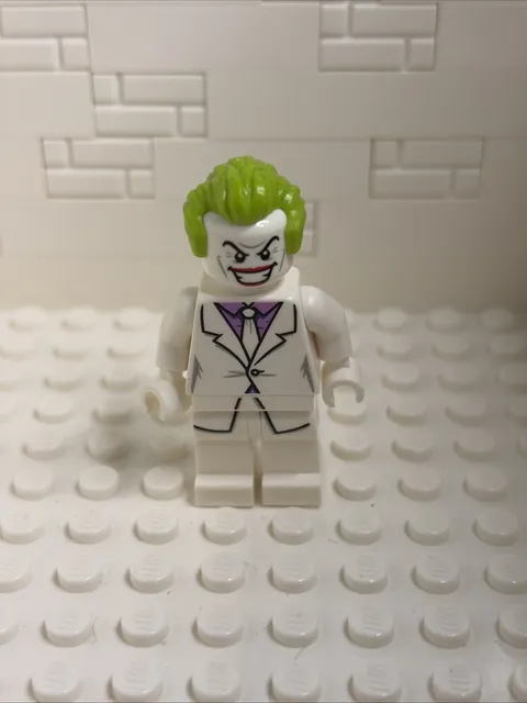 LEGO DC Batman Superheroes Villain - Original - White Suit Joker Minifig