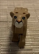 Lego Animals~ Mountain Lion Dark Tan Lioness~City Zoo Large Cat