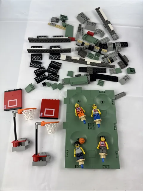 LEGO SPORTS STREET BALL 2 vs 2 (NBA BASKETBALL) SET 3431 RETIRED Incomplete Read