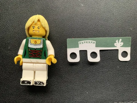 LEGO MINIFIGURE COL165 PRETZEL GIRL FROM COLLECTIBLE SERIES 11 SET COL11-3
