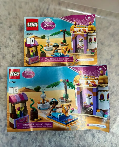 LEGO Disney Princess Jasmine's Exotic Palace 41061 Complete Set w/ Manuals 143pc