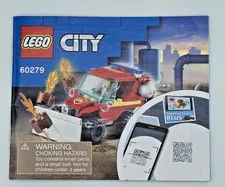 Lego 60279 City Fire Hazard Truck Instruction Booklet Only