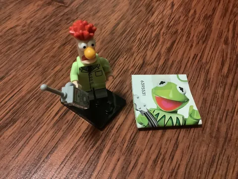 LEGO DISNEY THE MUPPETS BEAKER MINIFIG NEW 71033 WITH CATALOGUE FIGURE