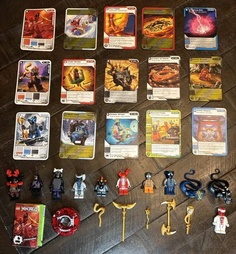 LEGO Ninjago villains 11-character lot incl Skalidor, Mezmo, Fangdam w/spinner