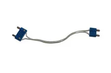 Lego® 12V TRAIN Railway Electricity Cable 2 Double LARGE Pins BLUE