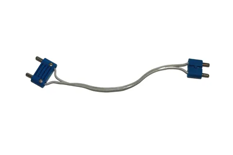 Lego® 12V TRAIN Railway Electricity Cable 2 Double LARGE Pins BLUE