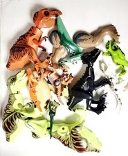 LEGO Mini Figure Lot Assorted Dinosaurs T-Rex Animals Plastic Parts