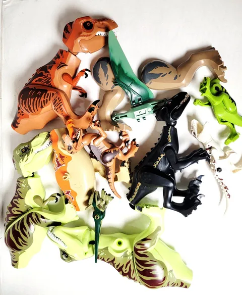 LEGO Mini Figure Lot Assorted Dinosaurs T-Rex Animals Plastic Parts