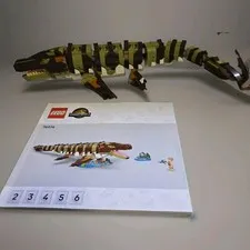 LEGO Jurassic World Mosasaurus Boat Mission 76974 Manual And Dinosaur ONLY