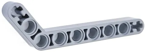 Lego Pearl Light Gray TECHNIC Liftarm Mod Bent Thick 1 x 9 (7 - 3) Part 32271 T1