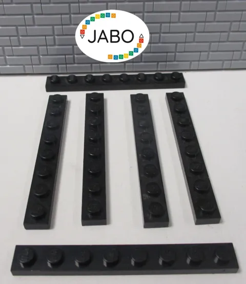(J8/5/4) LEGO 6 x 3460 flat plate 1x8 black