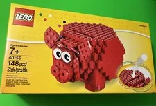 LEGO 40150 Coin Piggy  Bank - Red Bank - NEW Sealed  148 Pieces Age 7+