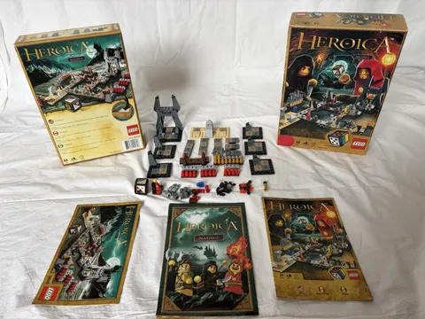 Lego Heroica Nathuz 3859 - 100% Complete w/Manuals, heroes, original box