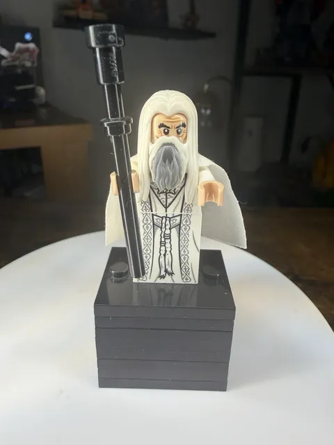 LEGO Lord Of The Rings Saruman - Long Robes Minifigure 10237 lor074 B9