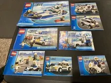 Lego CITY 7287 7286 7285 7279 7237 7245 7236 7235 Police Boat Manuals ONLY #9