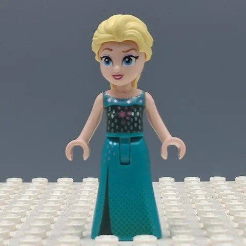 Lego Disney Princess Elsa - Dark Turquoise Dress Minifigure dp190