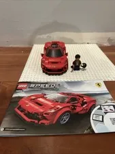 LEGO Red Ferrari F8 Tributo Driver Speed Champions 76895 Complete Set No Box