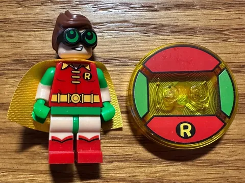 LEGO Dimensions DC Superheroes ROBIN minifigure with disc