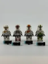 Custom Lego Star Wars TCS/Classic Clone Commanders Delta Squad 