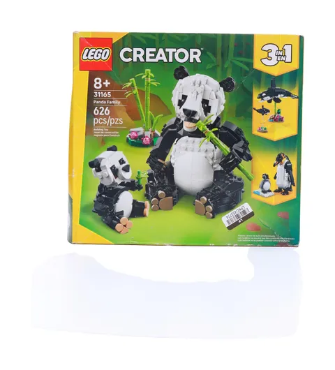 LEGO Creator 3 in 1 Wild Animals Panda Family - Building Toy Kit for Kids with 3