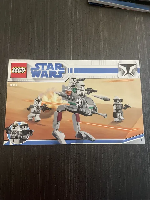 Lego Star Wars 8014 Instructional Manual Only