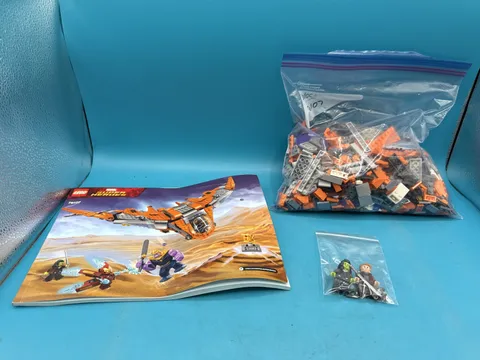 Lego Marvel Super Heroes 76107 Thanos: Ultimate Battle Set 95% Complete See Note