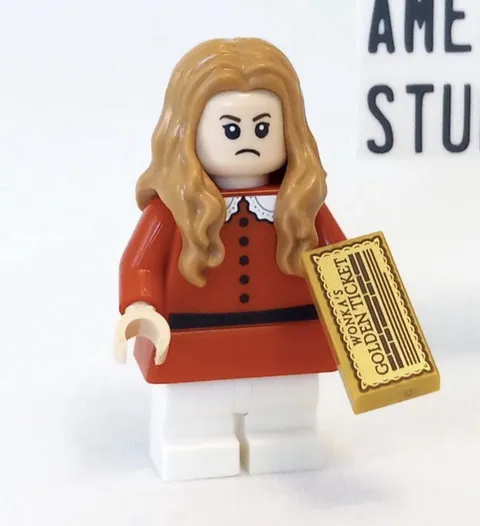 LEGO Ideas Veruca Salt Minifigure 21360 CUUSOO Willy Wonka Chocolate Factory NEW