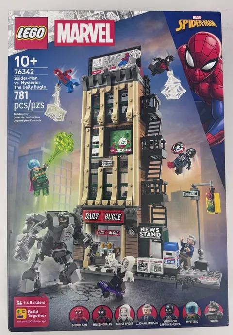LEGO Marvel Spider-Man vs Mysterio Daily Bugle 76342 New Sealed