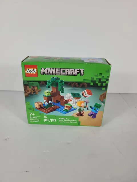 Lego Minecraft 21240 The Swamp Adventure Brand New Sealed! Ships Free 