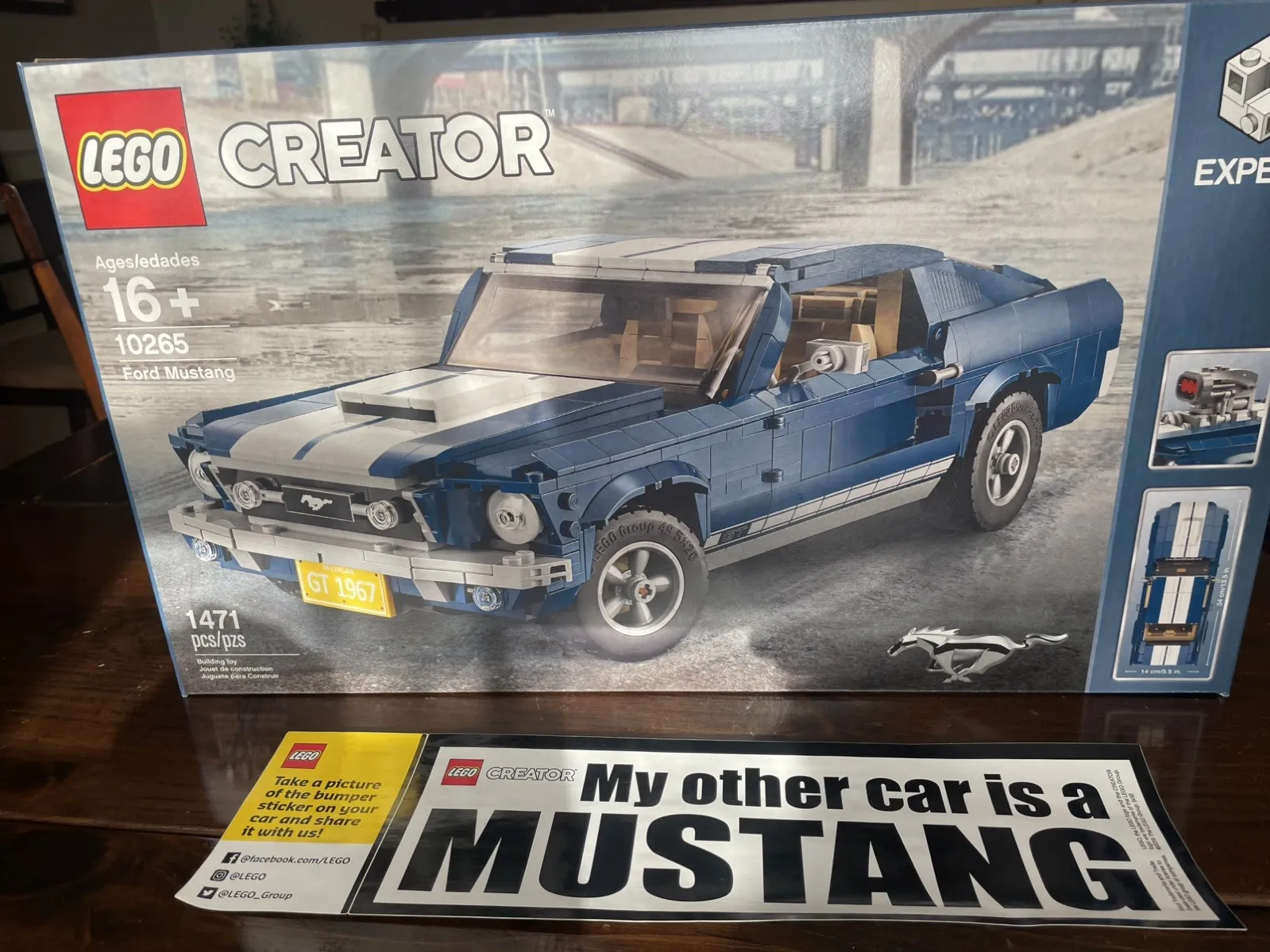 LEGO Creator: Ford Mustang 10265 - NEW & SEALED