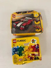 LEGO Creator 31100 Sports Car Classic 11001 Building Sets Lot Box Wear