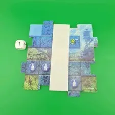 LEGO Mount Everest Sections Gameboard Square NEW Orient Expedition White Die
