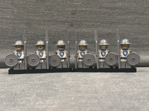 LEGO Castle Minifigures Horse Knights Lot of Six (6)