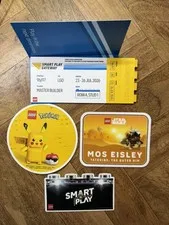 SDCC 2026 Lego Smart Play Boarding Pass + Sticker Lot